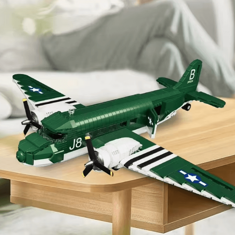 C47 Transport Aircraft 865pcs - Building Blocks set - Turbo Moc