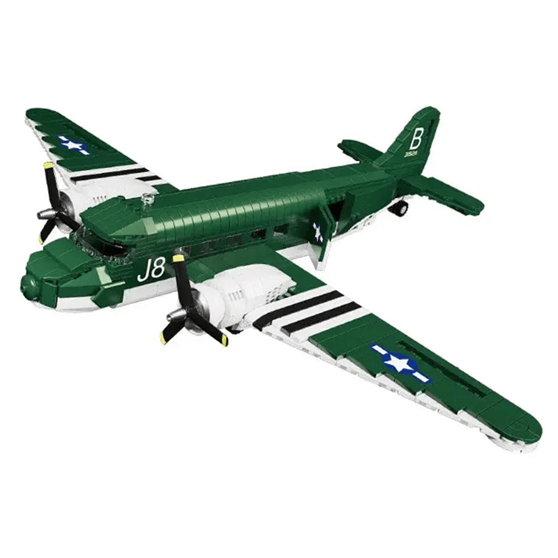 C47 Transport Aircraft 865pcs - Building Blocks set - Turbo Moc