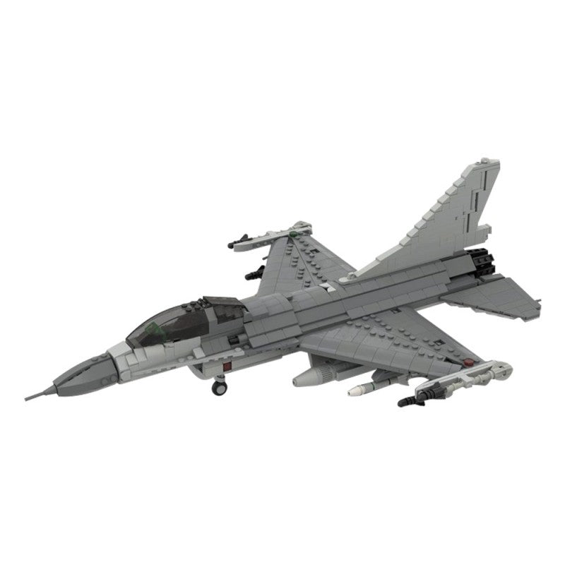 F-16-Fighting-Falcon MOC - Premium Building Blocks | Turbo Moc