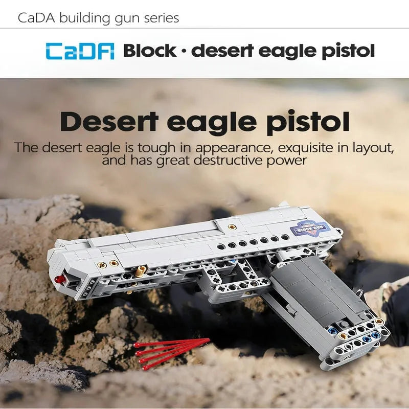 Desert Eagle Pistol Military - Building Blocks set compatible Lego - Turbo Moc