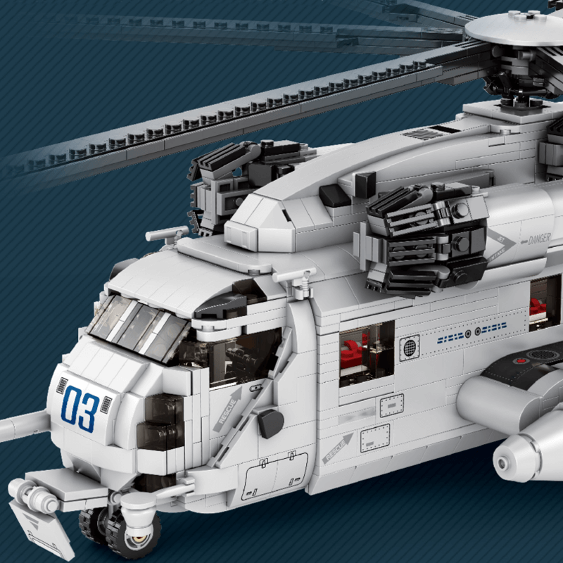 CH-53 Transport Helicopter 2191pcs - Building Blocks set - Turbo Moc