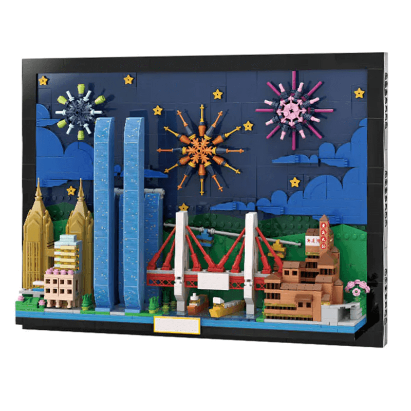 Chongqing Skyline 1098pcs - Building Blocks set - Turbo Moc