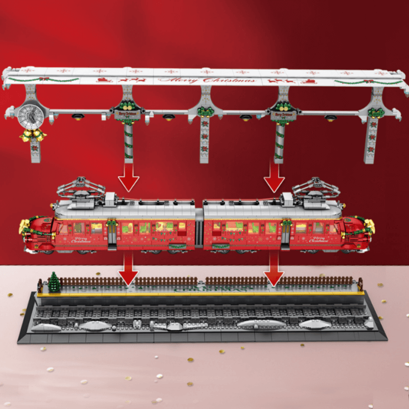 Christmas Train Set 2821pcs - Building Blocks set - Turbo Moc