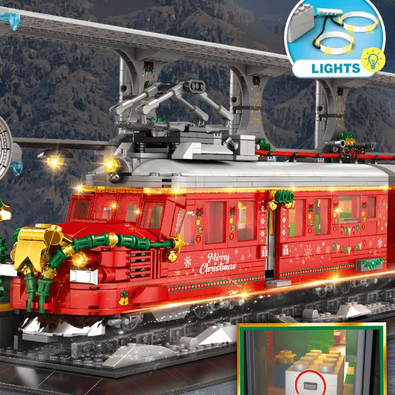 Christmas Train Set 2821pcs - Building Blocks set - Turbo Moc