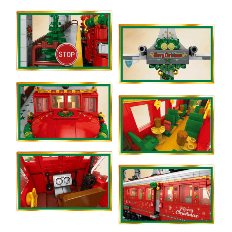 Christmas Train Set 2821pcs - Building Blocks set - Turbo Moc