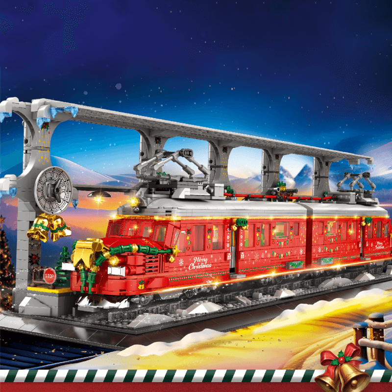 Christmas Train Set 2821pcs - Building Blocks set - Turbo Moc