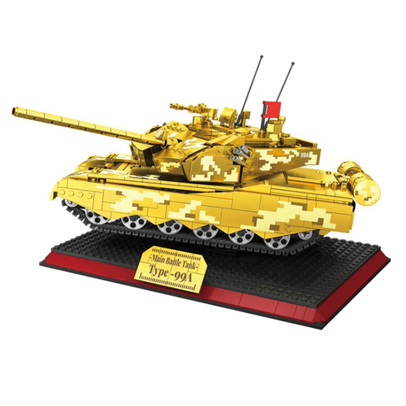 Chrome Gold Edition MA1 Tank 1156pcs - Building Blocks set - Turbo Moc