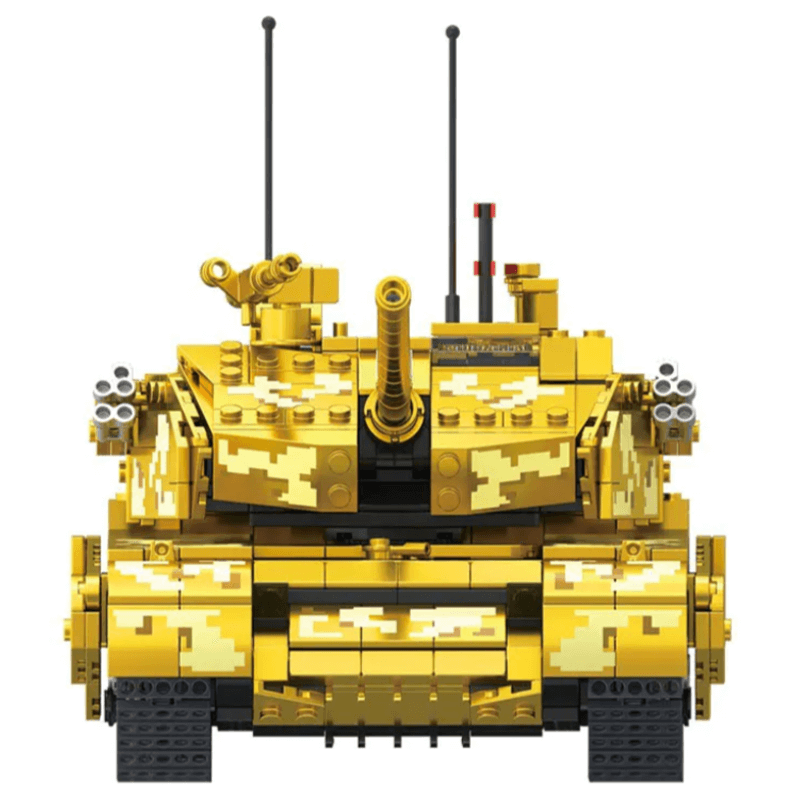 Chrome Gold Edition MA1 Tank 1156pcs - Building Blocks set - Turbo Moc