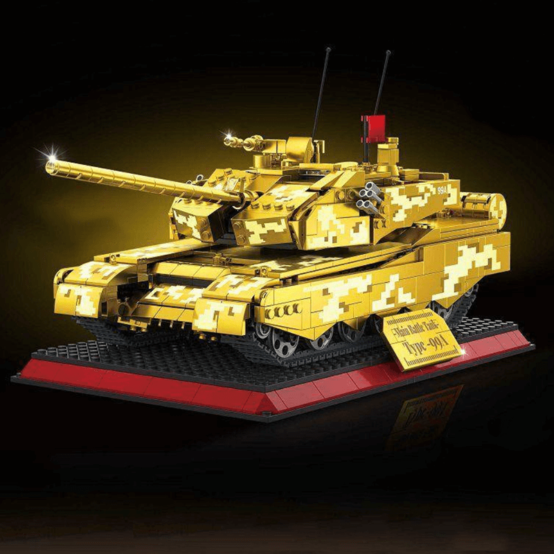 Chrome Gold Edition MA1 Tank 1156pcs - Building Blocks set - Turbo Moc