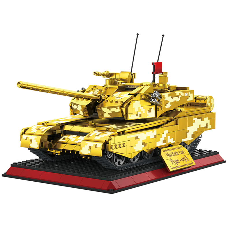 Chrome Gold Edition MA1 Tank 1156pcs - Building Blocks set - Turbo Moc