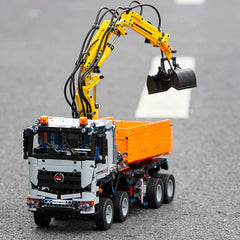Clamshell Excavator Truck with Remote Control s set, compatible with Lego