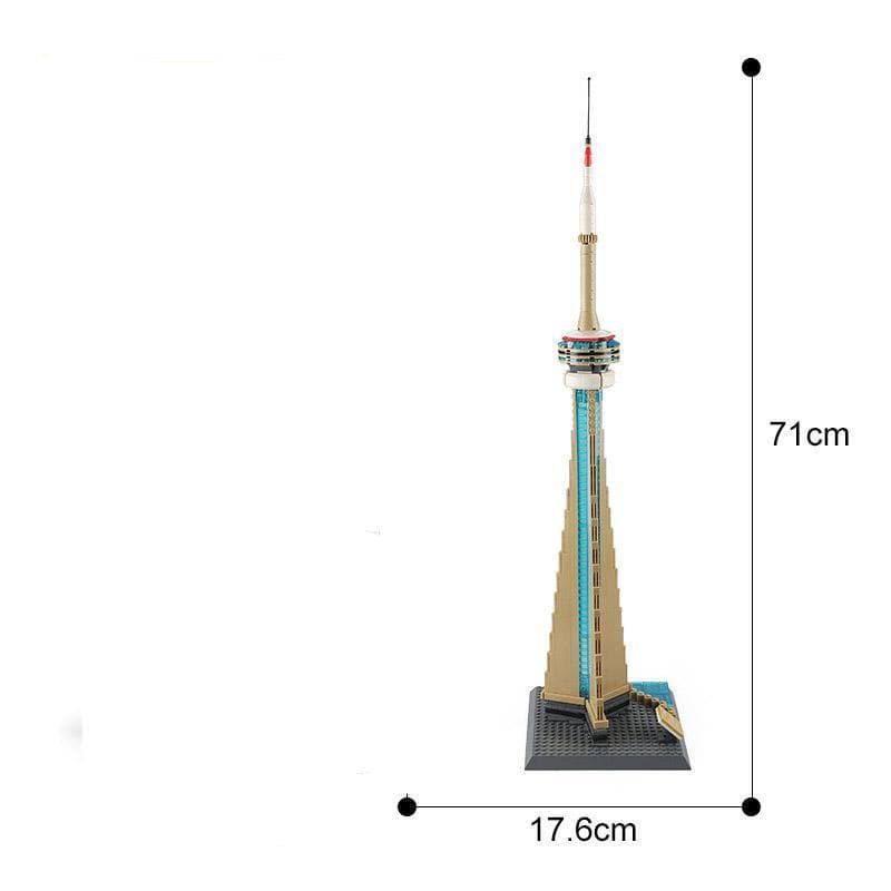 CN Tower Toronto 400pcs - Building Blocks set - Turbo Moc