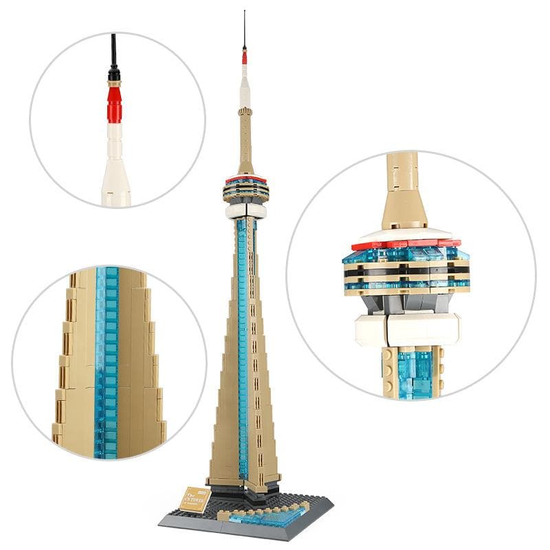 CN Tower Toronto 400pcs - Building Blocks set - Turbo Moc