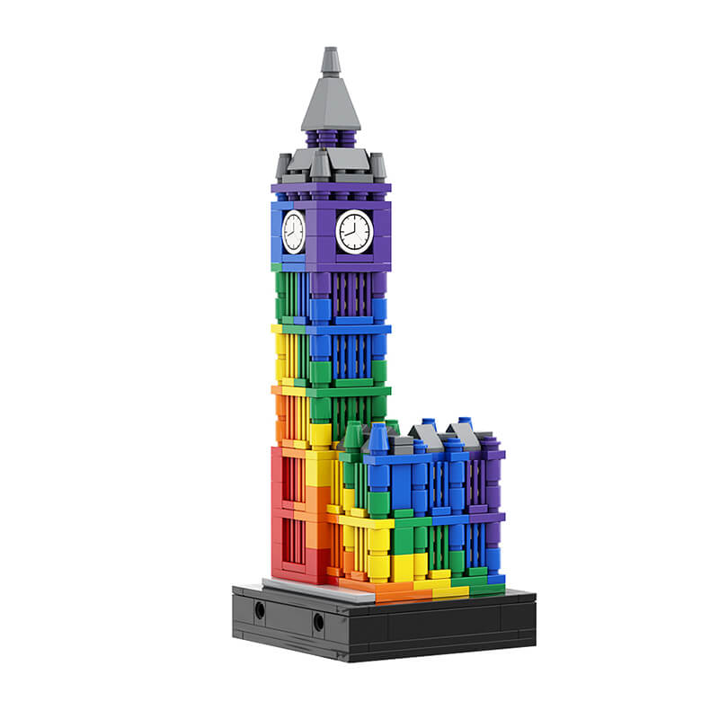 Colorful Big Ben II 414pcs - Building Blocks set - Turbo Moc