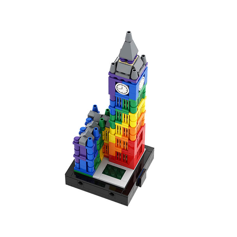 Colorful Big Ben II 414pcs - Building Blocks set - Turbo Moc