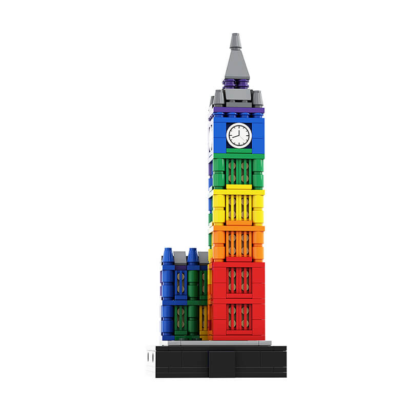 Colorful Big Ben II 414pcs - Building Blocks set - Turbo Moc