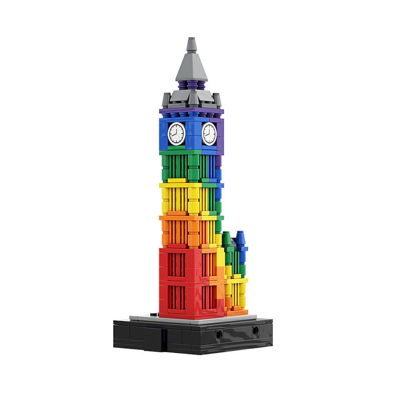 Colorful Big Ben II 414pcs - Building Blocks set - Turbo Moc