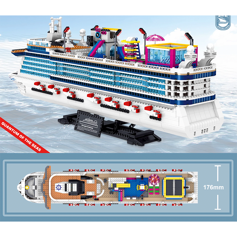 Cruise Liner 2445pcs - Building Blocks set - Turbo Moc