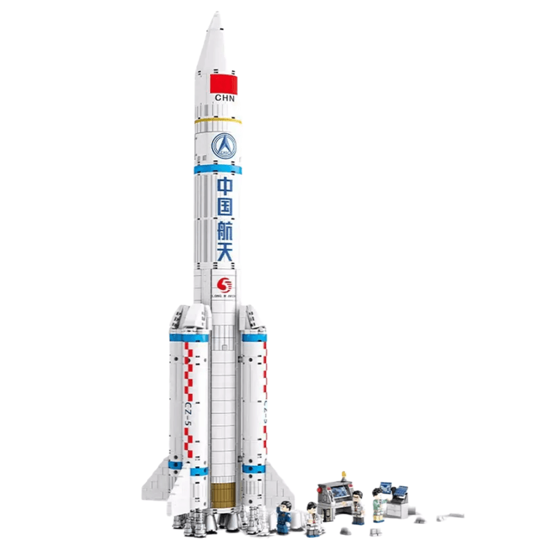 Cryogenic Liquid Launch Vehicle - Building Blocks Set | Turbo Moc