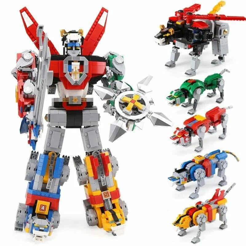 16057 Voltron Defender Transformed Bricks Toy - Building Blocks set compatible Lego - Turbo Moc