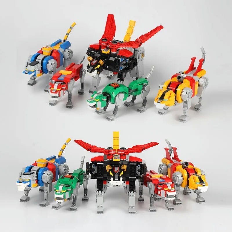 16057 Voltron Defender Transformed Bricks Toy - Building Blocks set compatible Lego - Turbo Moc