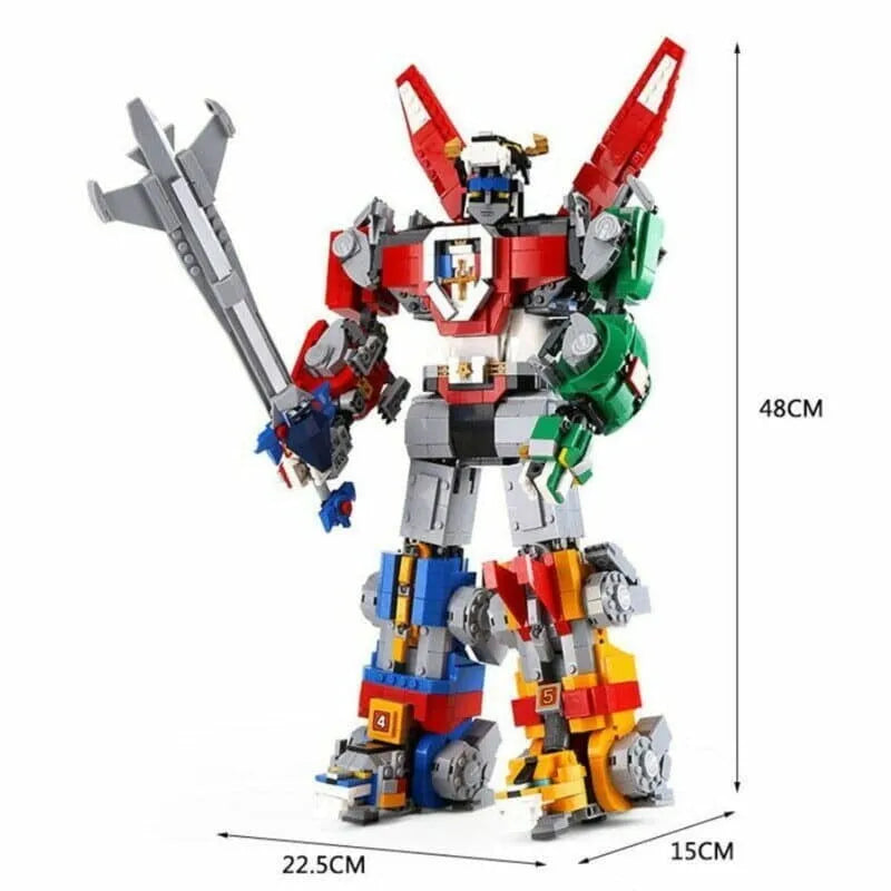 16057 Voltron Defender Transformed Bricks Toy - Building Blocks set compatible Lego - Turbo Moc