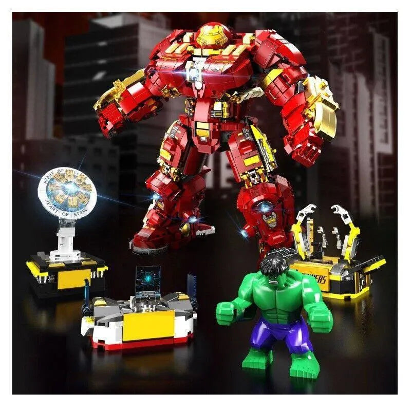 Iron Hero Super Armored Hulk Bricks Toys - Building Blocks set compatible Lego - Turbo Moc