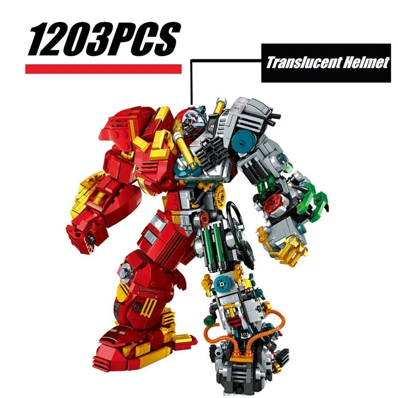 Iron Hero Avengers MK44 Hulkbuster Bricks Toy - Building Blocks set compatible Lego - Turbo Moc