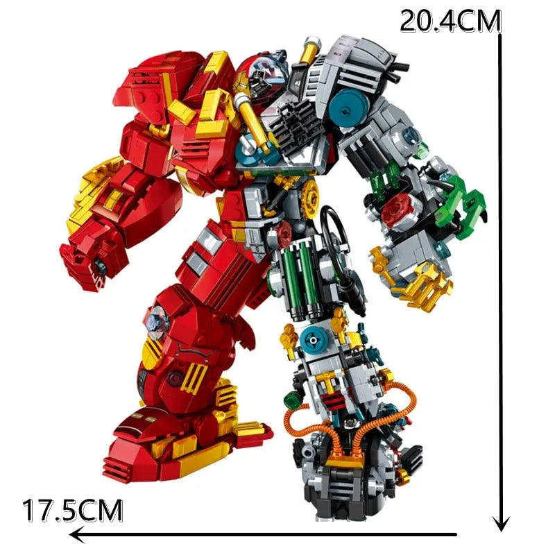 Iron Hero Avengers MK44 Hulkbuster Bricks Toy - Building Blocks set compatible Lego - Turbo Moc