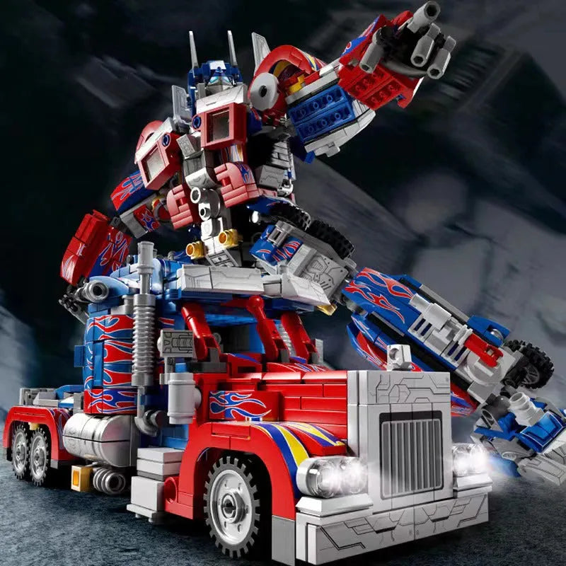 Transformer Optimus Prime Robot Bricks Toys - Building Blocks set compatible Lego - Turbo Moc