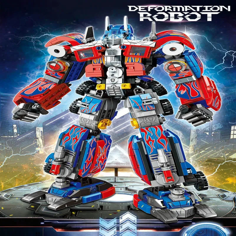 Transformer Optimus Prime Robot Bricks Toys - Building Blocks set compatible Lego - Turbo Moc