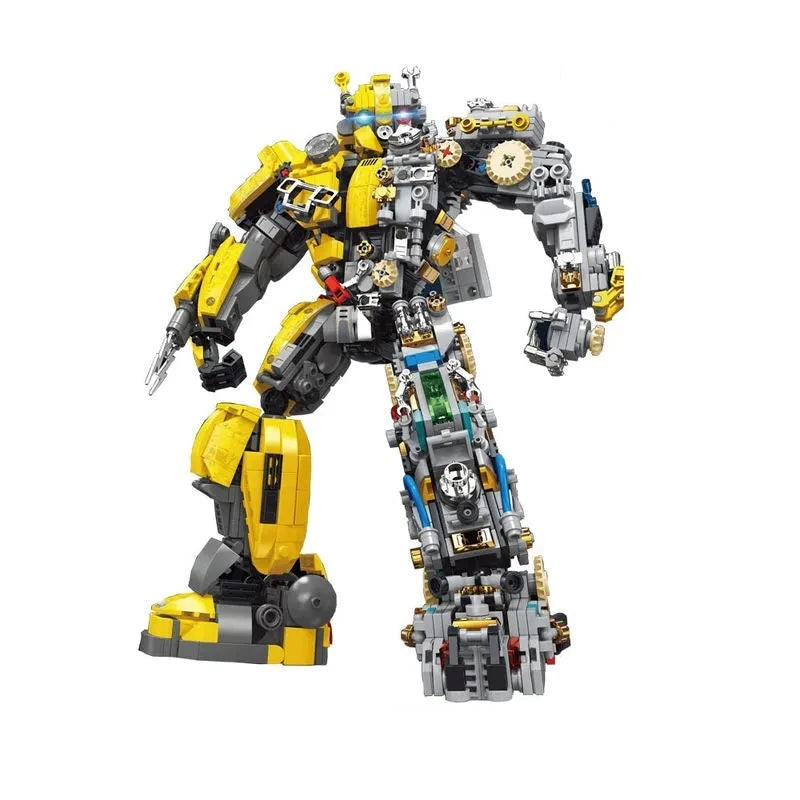 7037 Super Bumblebee Mecha Robot Bricks Toy 1586pcs