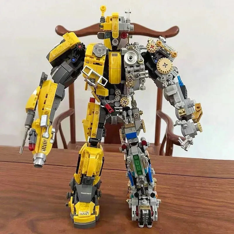 7037 Super Bumblebee Mecha Robot Bricks Toy - Building Blocks set compatible Lego - Turbo Moc