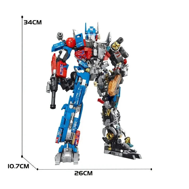 7038 Optimus Prime Mecha Justice Robot Bricks Toy - Building Blocks set compatible Lego - Turbo Moc