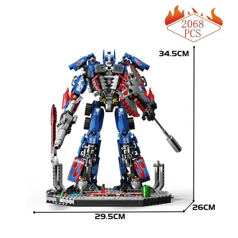 Cybertron Transformation Robot Bricks Toys - Building Blocks set compatible Lego - Turbo Moc