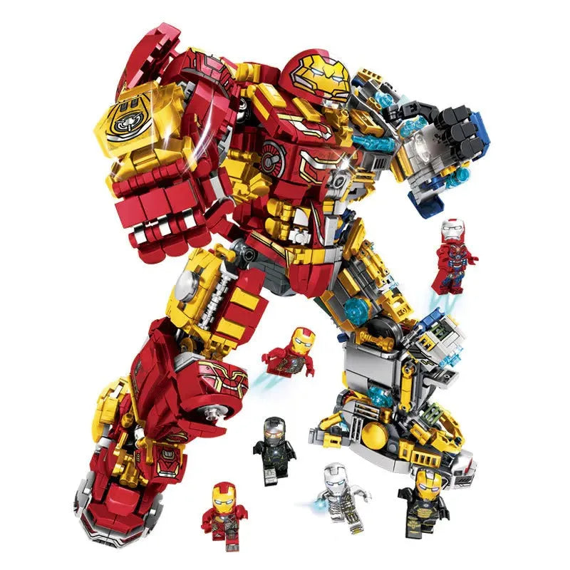 Marvel Super Iron Hero Warrior Robot Bricks Toys - Building Blocks set compatible Lego - Turbo Moc