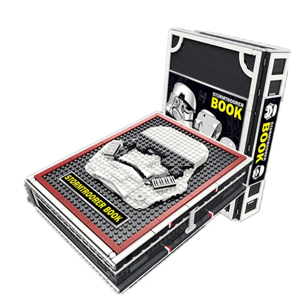 Star Wars Stormtrooper Book Bricks Toy - Building Blocks set compatible Lego - Turbo Moc