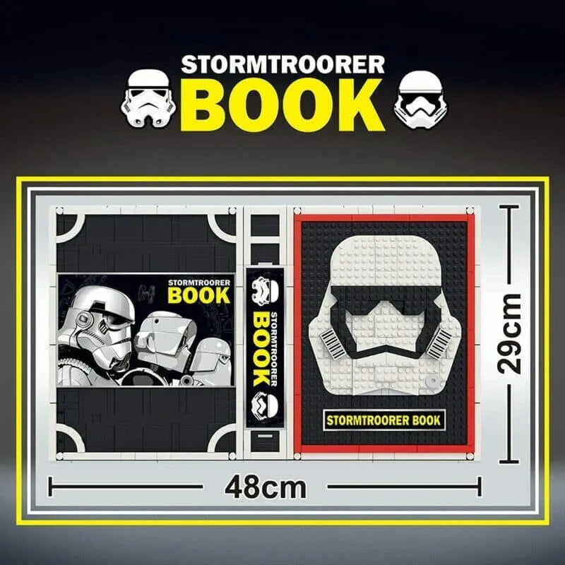 Star Wars Stormtrooper Book Bricks Toy - Building Blocks set compatible Lego - Turbo Moc