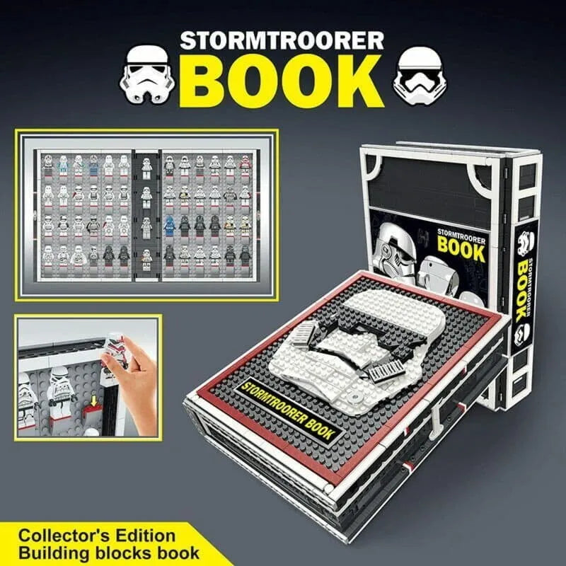 Star Wars Stormtrooper Book Bricks Toy - Building Blocks set compatible Lego - Turbo Moc