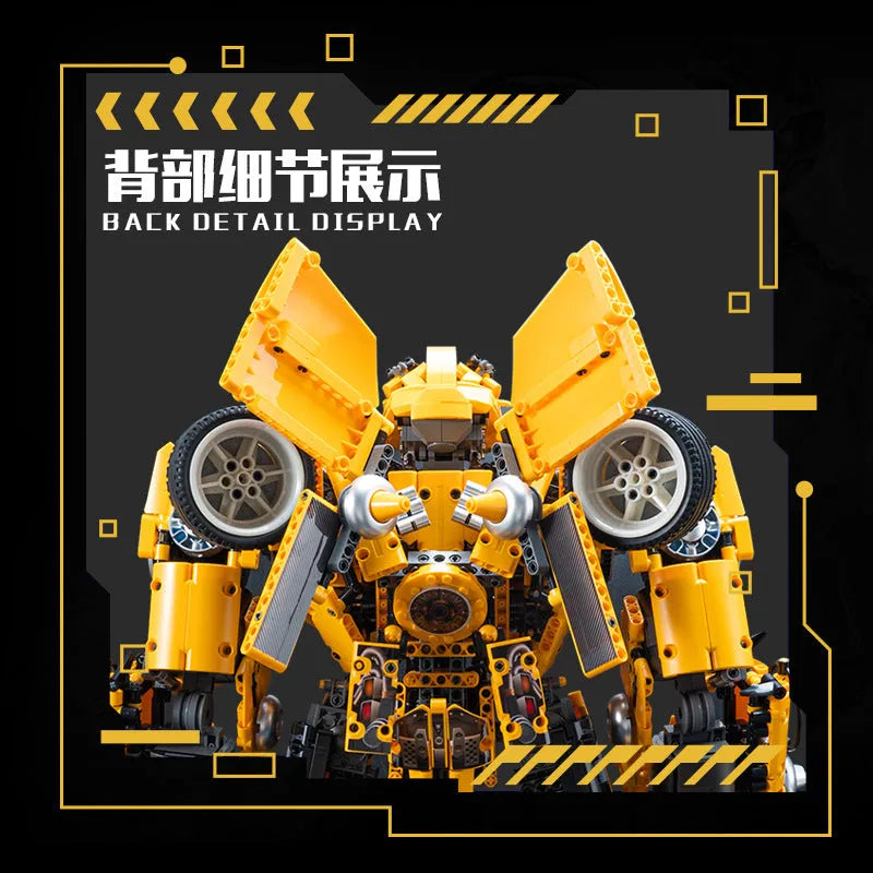 Transformation DJ Rambo Man Mech Robot Bricks Toy - Building Blocks set compatible Lego - Turbo Moc