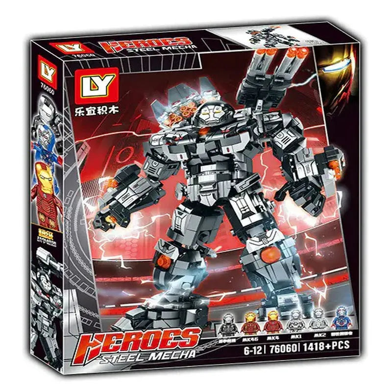 Transforming Super Heroes Steel Mecha Robot Bricks Toy - Building Blocks set compatible Lego - Turbo Moc