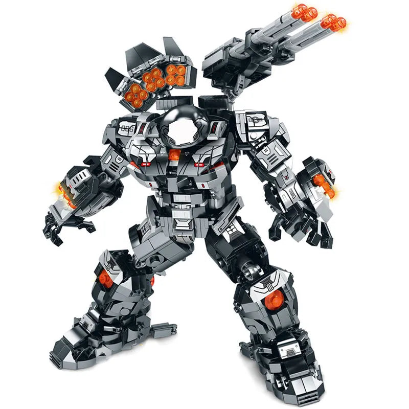 Transforming Super Heroes Steel Mecha Robot Bricks Toy - Building Blocks set compatible Lego - Turbo Moc