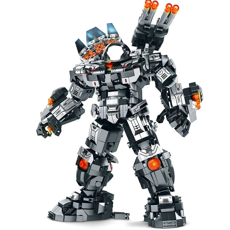 Transforming Super Heroes Steel Mecha Robot Bricks Toy - Building Blocks set compatible Lego - Turbo Moc