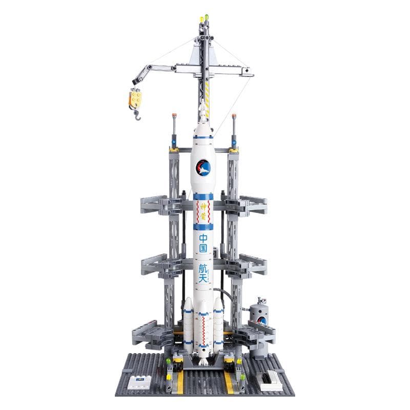 CZ-2F Space Rocket Launch Station 822pcs - Building Blocks set - Turbo Moc