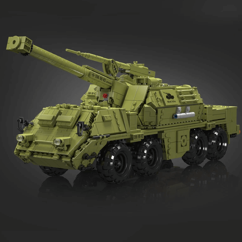 Dana Self-Propelled Artillery Tank 1922pcs - Building Blocks set - Turbo Moc