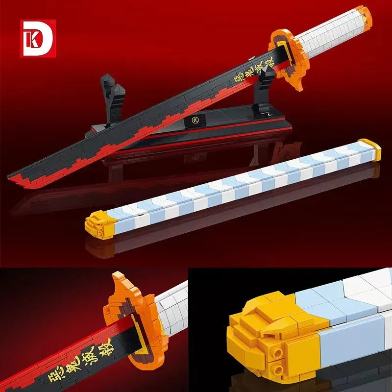 Movie Demon Slayer Nichirin Sword Bricks Toy - Building Blocks set compatible Lego - Turbo Moc