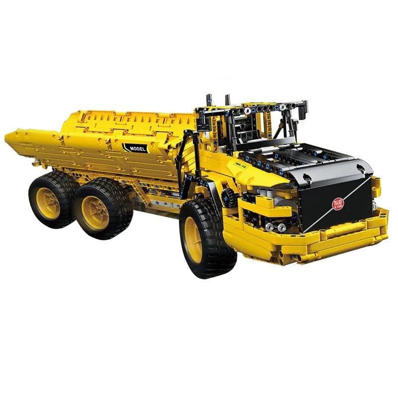 Dump Truck met afstandsbediening s set, compatible with Lego