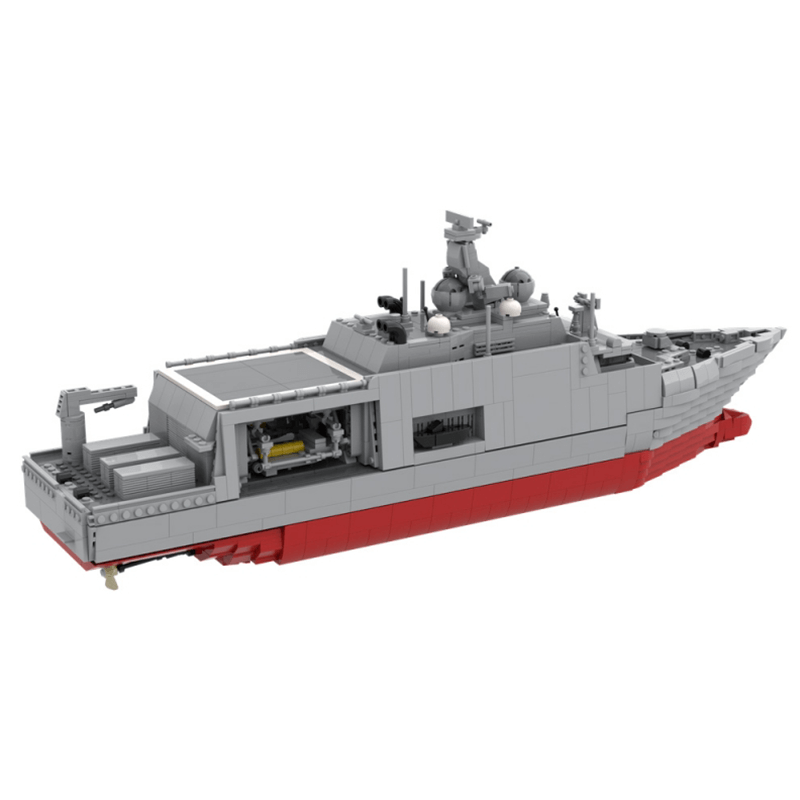 Dutch Navy City-Class Mine Countermeasures Vessel 1921pcs - Building Blocks set - Turbo Moc