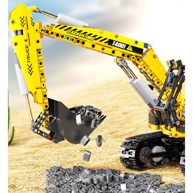 Remote Controlled Excavator 2067pcs-Turbo Moc