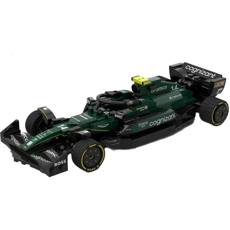 F1 Aston Martin Aramco Cognizant AMR23 | s set, compatible with Lego